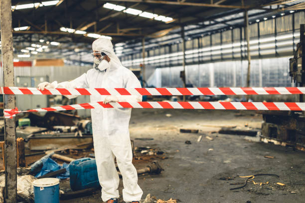 Professional Unattended Death Cleanup technician working in Albion, PA